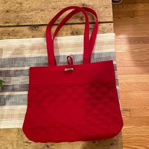 Vera Bradley Red Quilted Tote